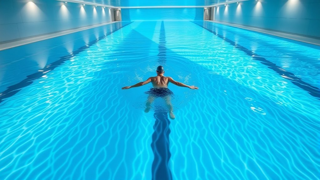 endless pool enhances swimming training