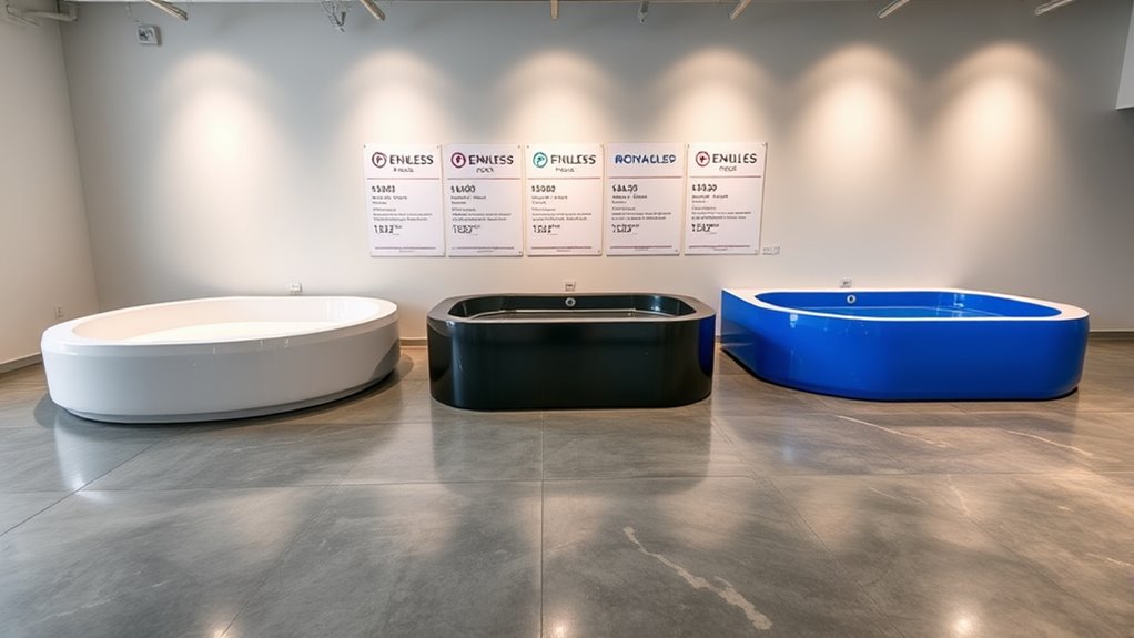 endless pool pricing factors