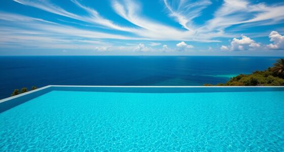 endless water reflection effect