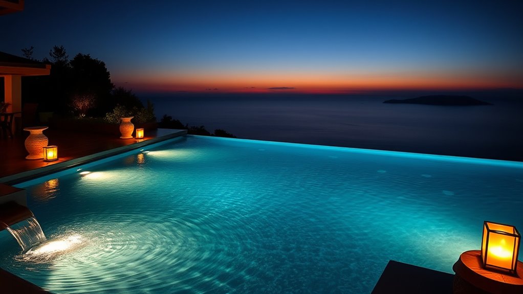 enhancing ambiance with water