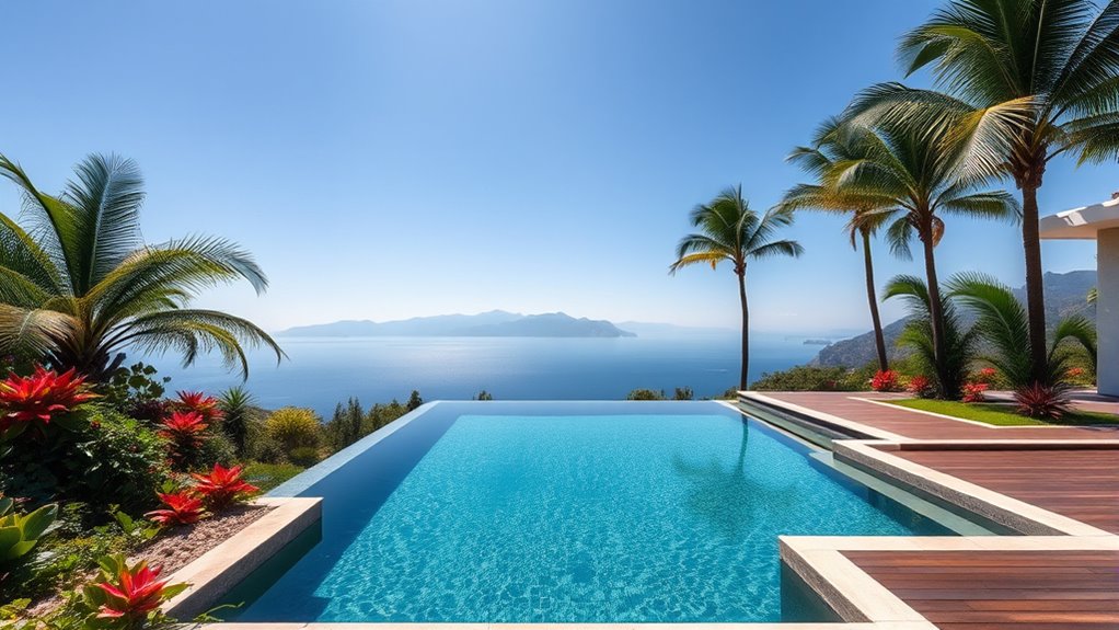 enhancing infinity pool surroundings