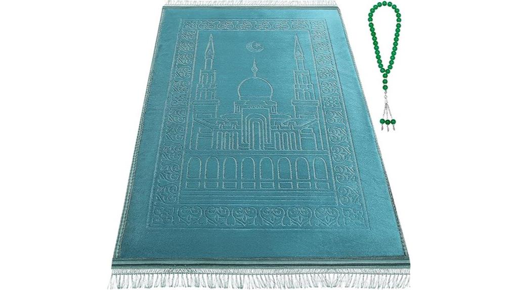 extra soft padded prayer rug