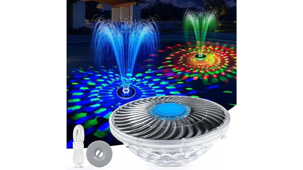 floating pool fountain pump