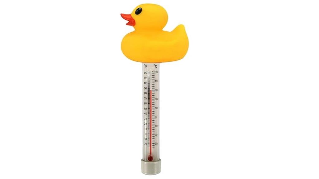 floating shatterproof pool thermometer