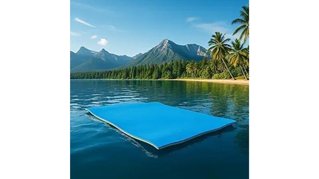 floating water mat for recreation