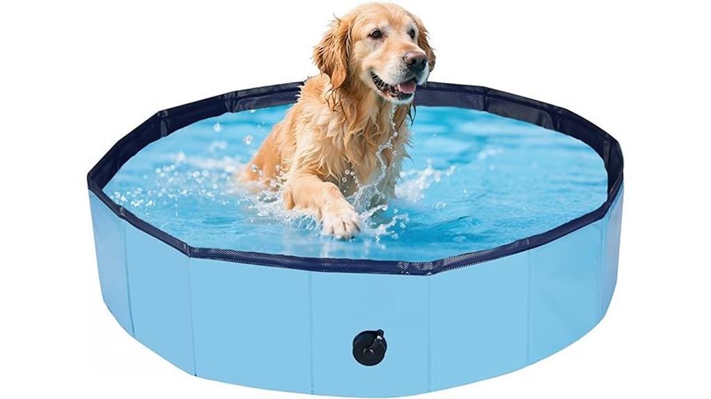 foldable dog pool 47 2x12