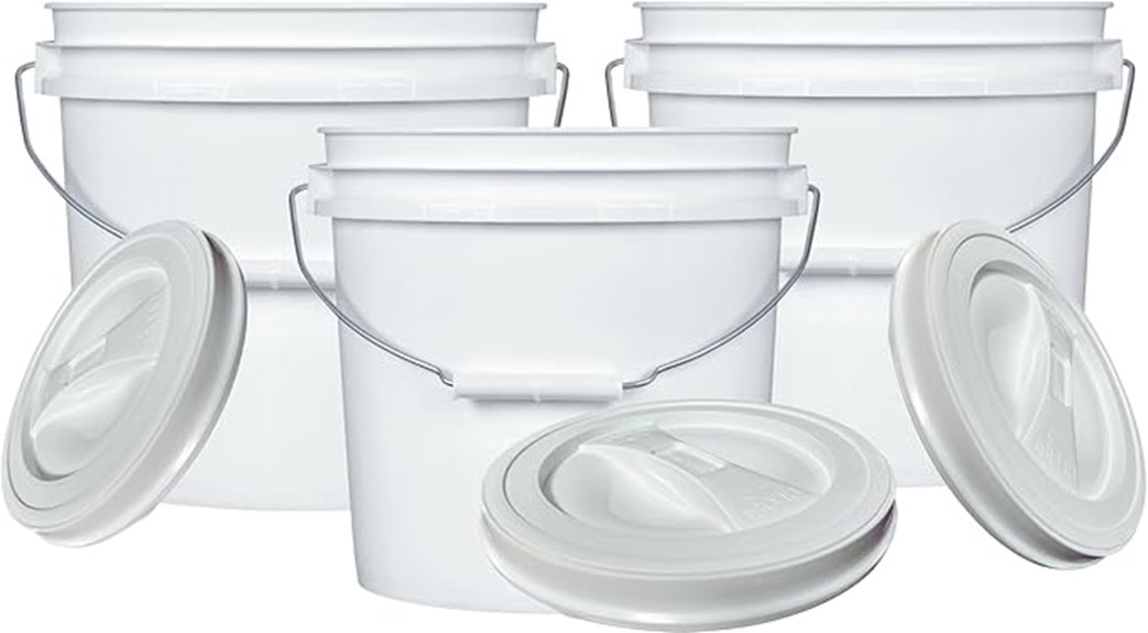 food grade bpa free buckets