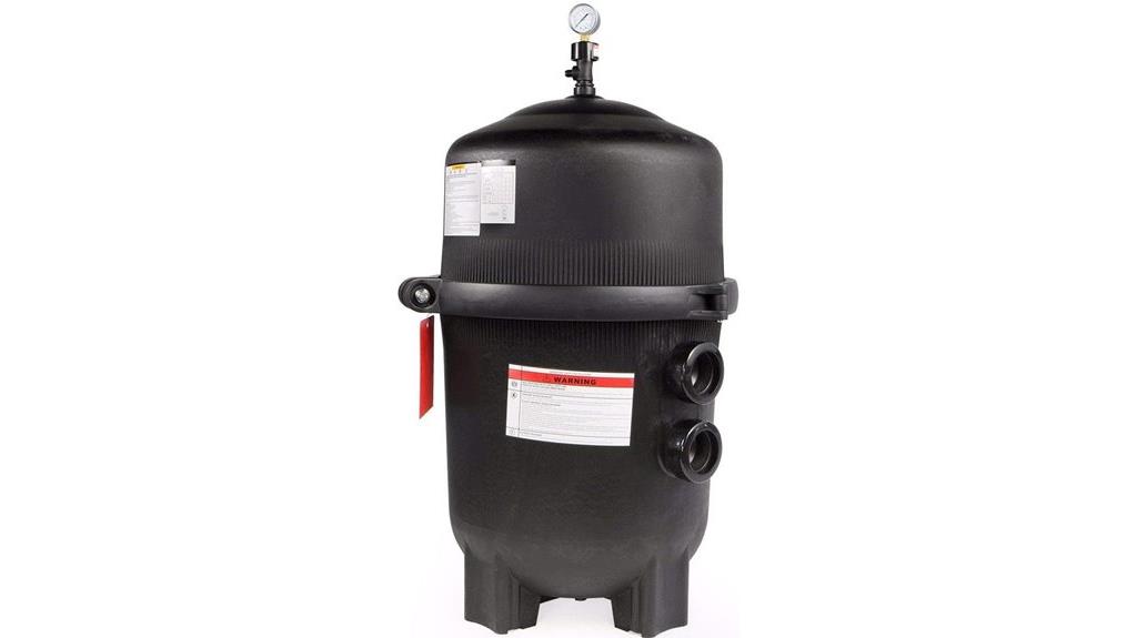 four piece cartridge pool filter