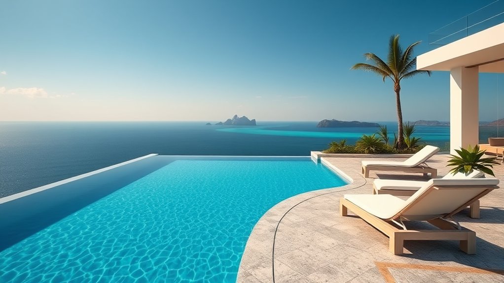 futuristic infinity pool designs