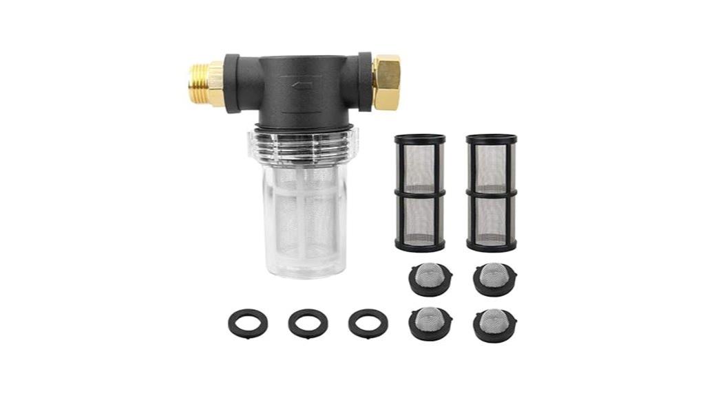 garden hose inlet filter