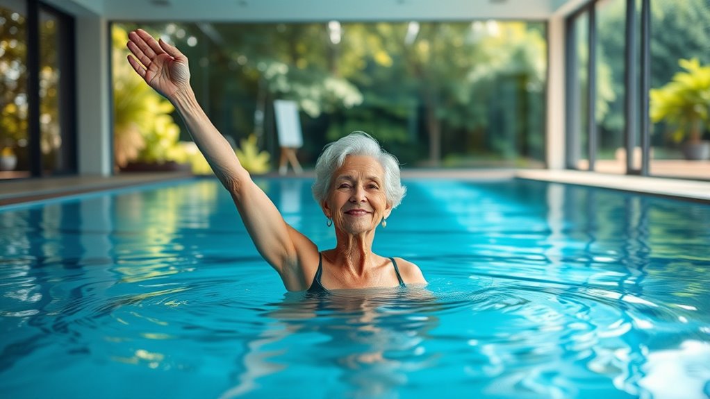 gentle water flexibility exercise