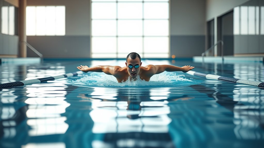 gradually increase swim intensity