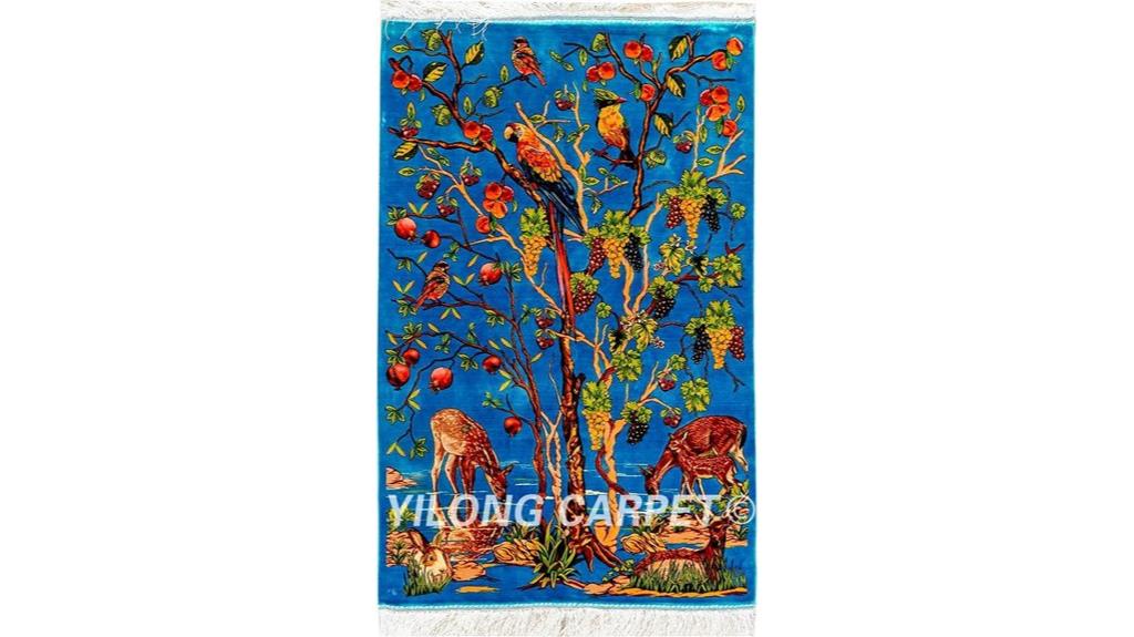 handmade life tree rug