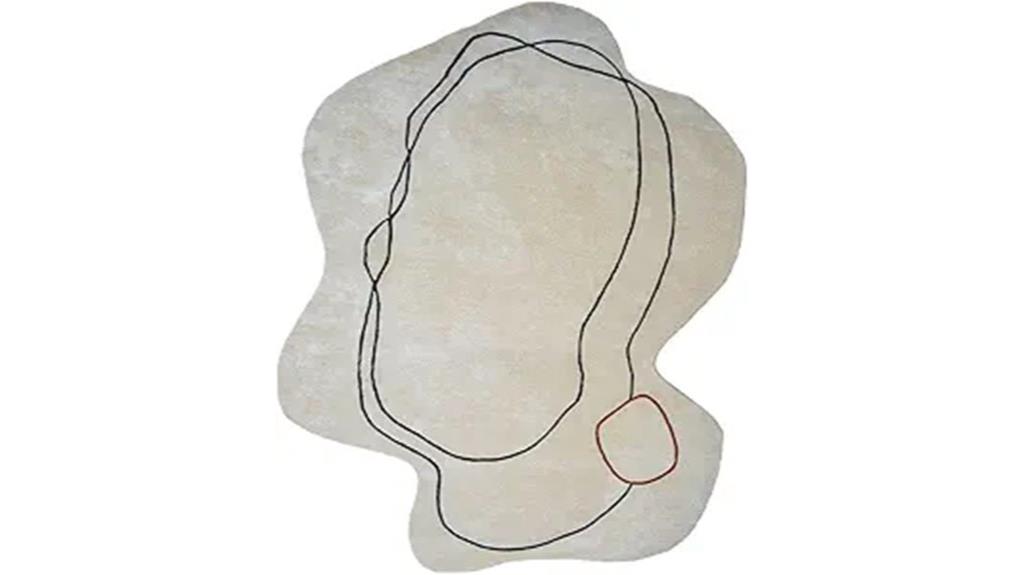 handmade wool silk rug