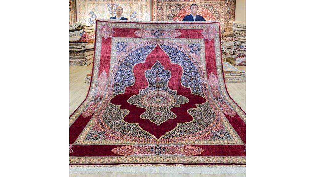 handwoven silk rugs