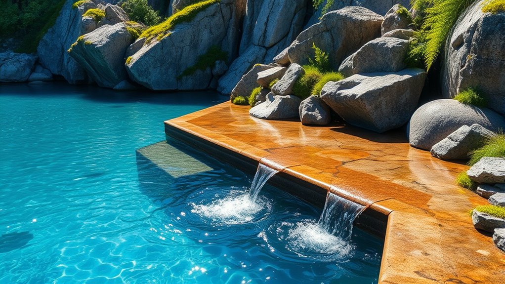 harmonious natural pool edges
