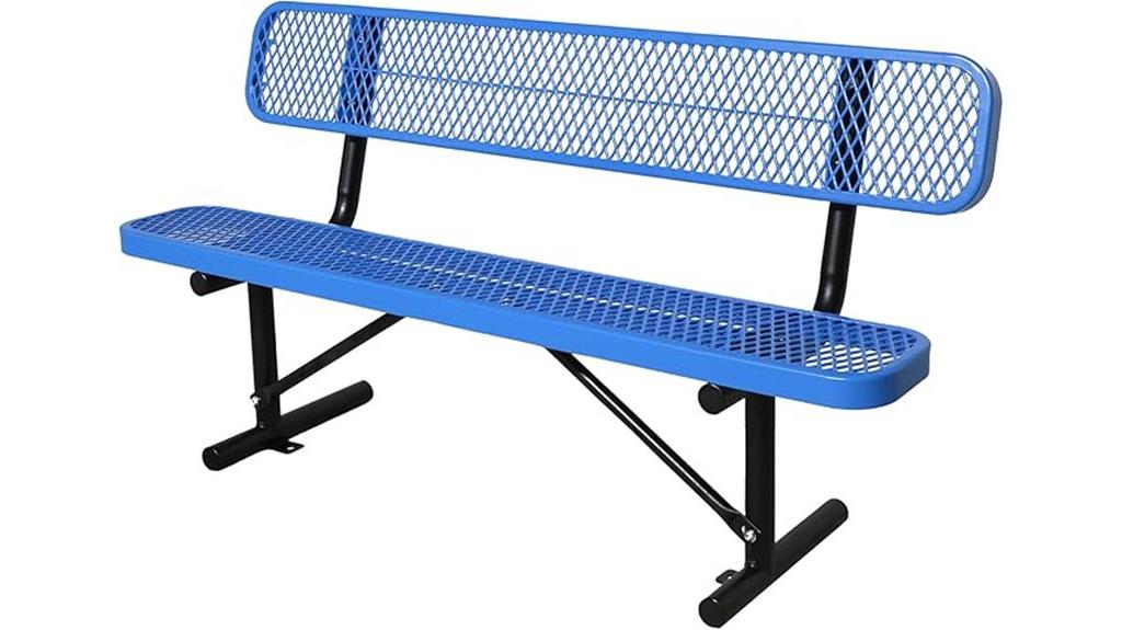 heavy duty outdoor bench