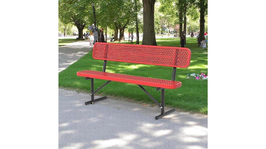 heavy duty steel bench