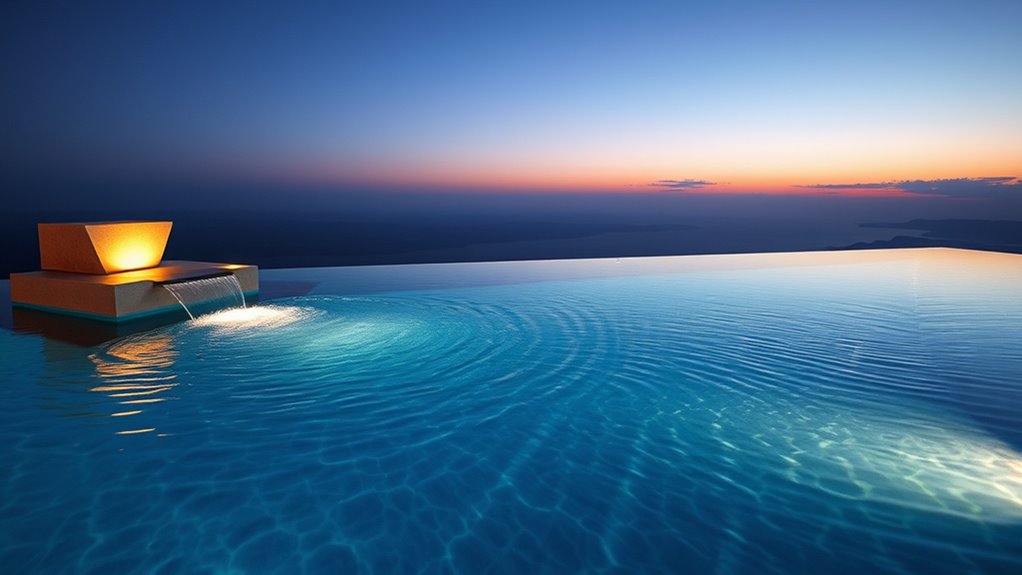 highlight water with lighting
