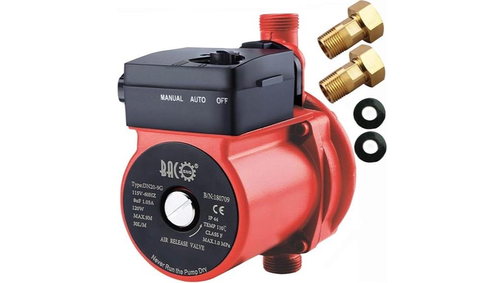 hot water recirculating pump
