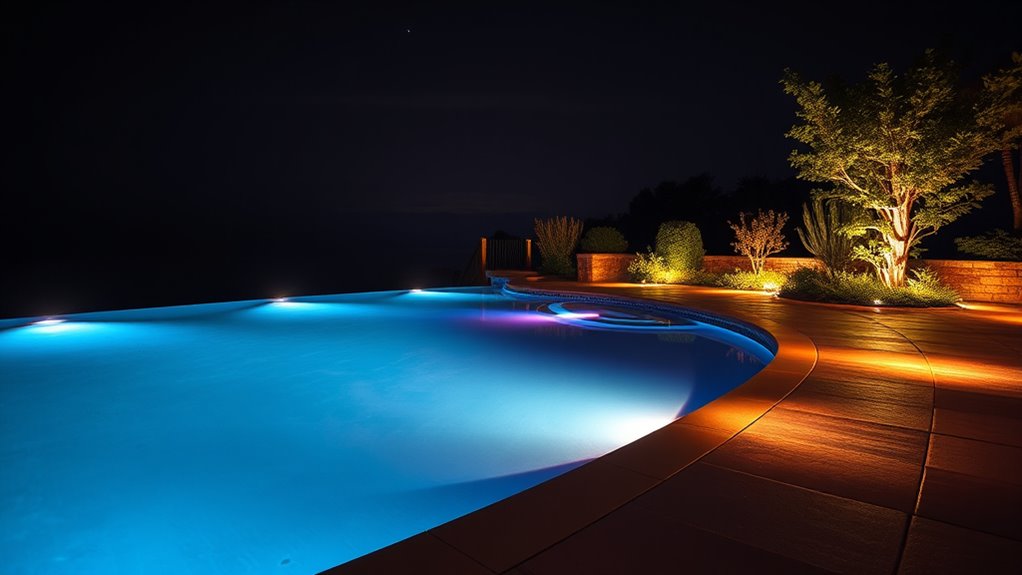 illuminated stylish safe pathways