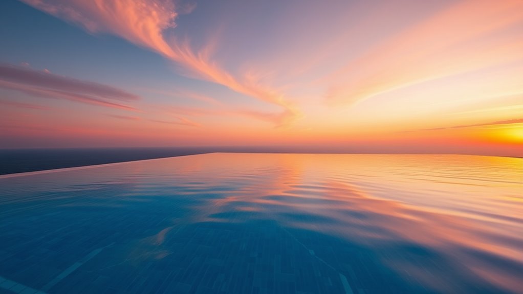 illusions enhance pool aesthetics