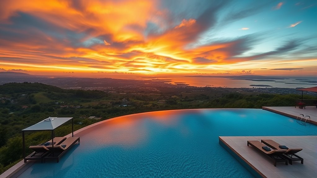 infinity pool lifestyle visuals