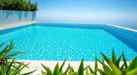 infinity pool wall waterproofing
