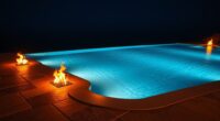 infinity pools fire features