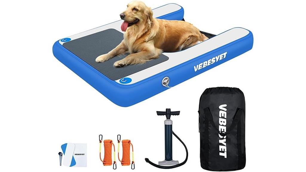 inflatable dog pool ramp