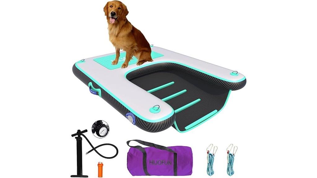 inflatable dog water ramp