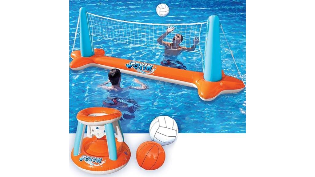 inflatable pool float set