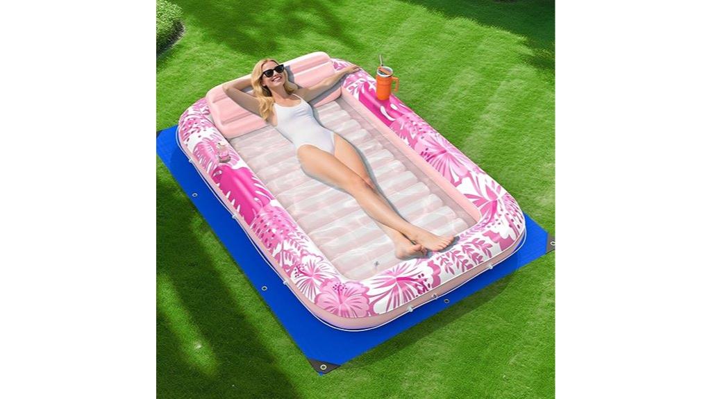 inflatable pool lounge