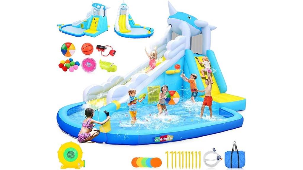 inflatable water slide