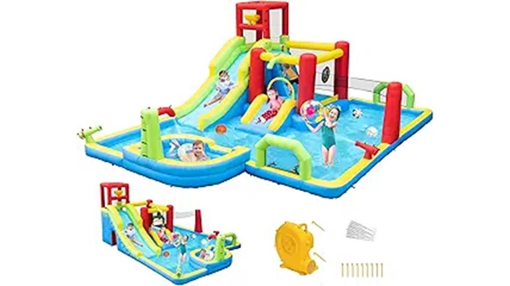 inflatable water slide park