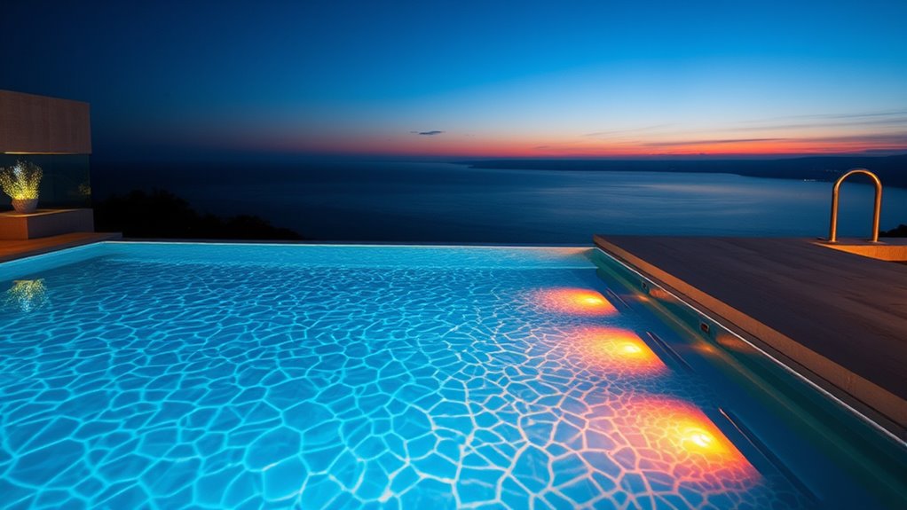 innovative pool lighting effects