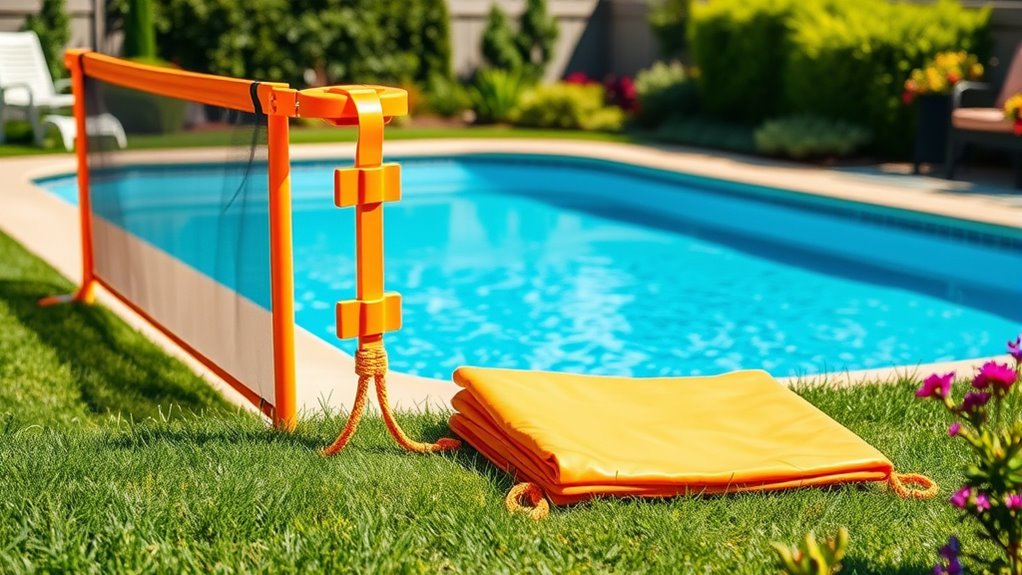 install secure safety barriers