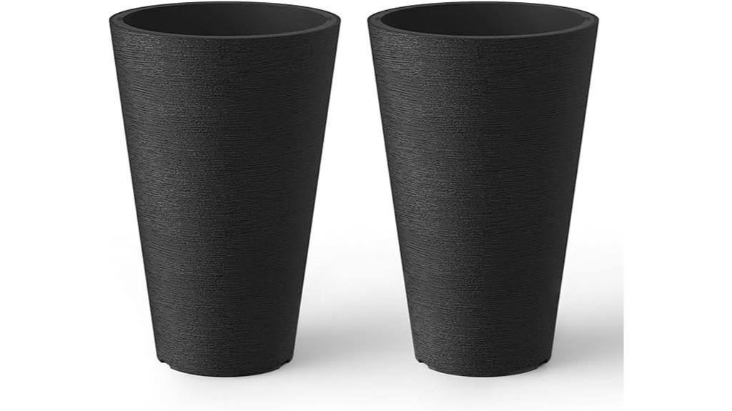 kante tall round planters