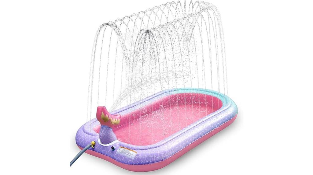 kids outdoor mermaid sprinkler