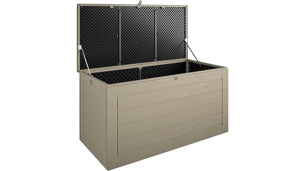 large 180 gallon patio storage