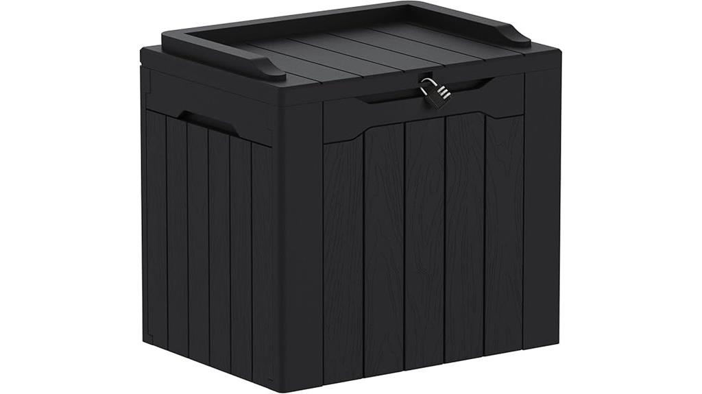 large 31 gallon resin storage