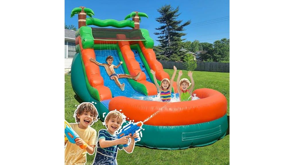 large adult water slide