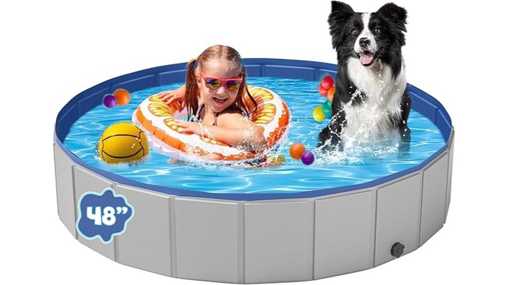 large dog swimming pool