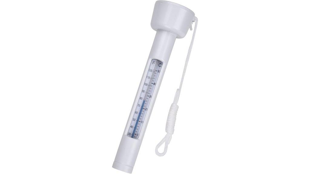 large floating water thermometer