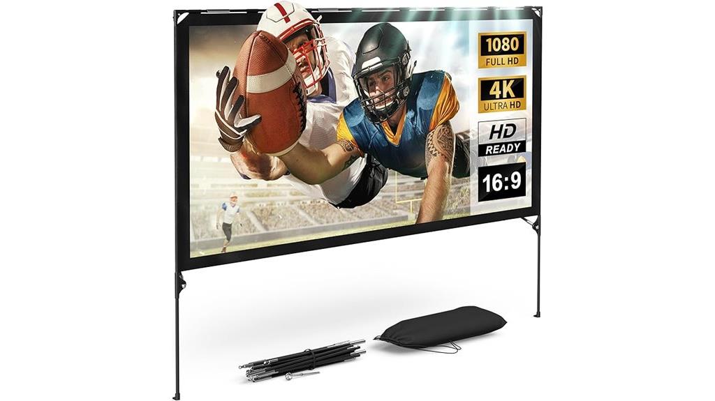 large outdoor movie screen