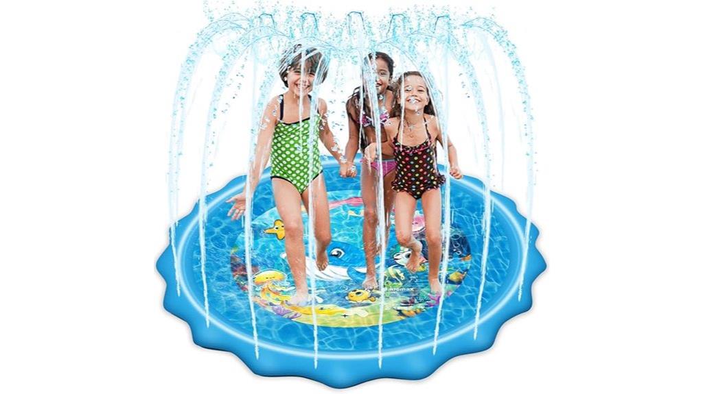 large splash pad mat
