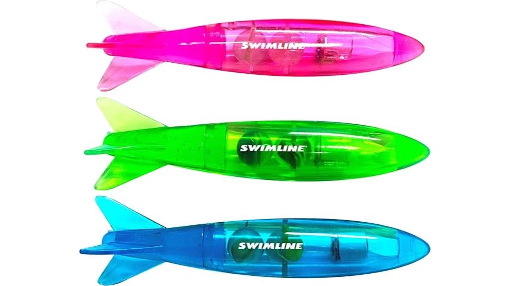 led lit diving toys