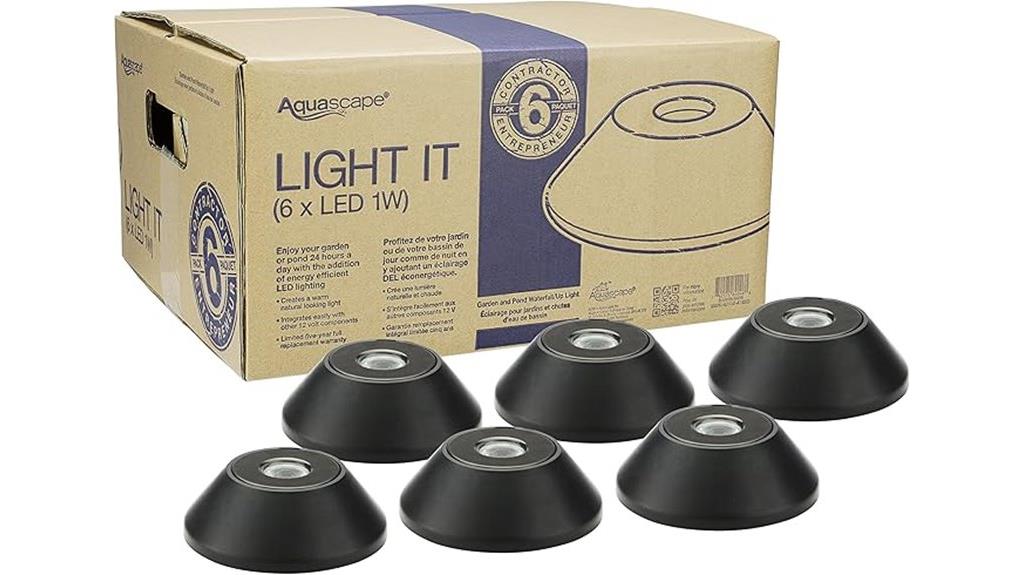 led waterfall landscape lights