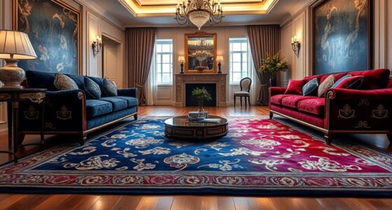 luxurious silk carpet selection