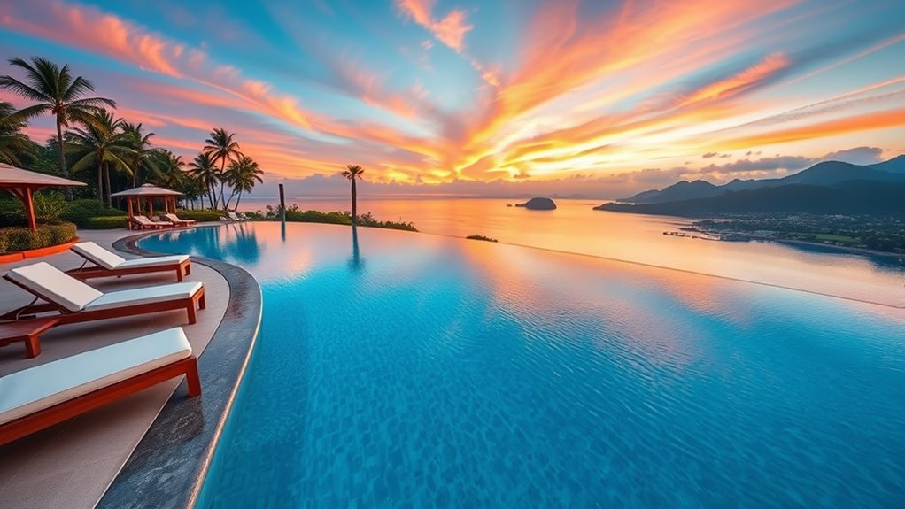 luxury commercial infinity pools